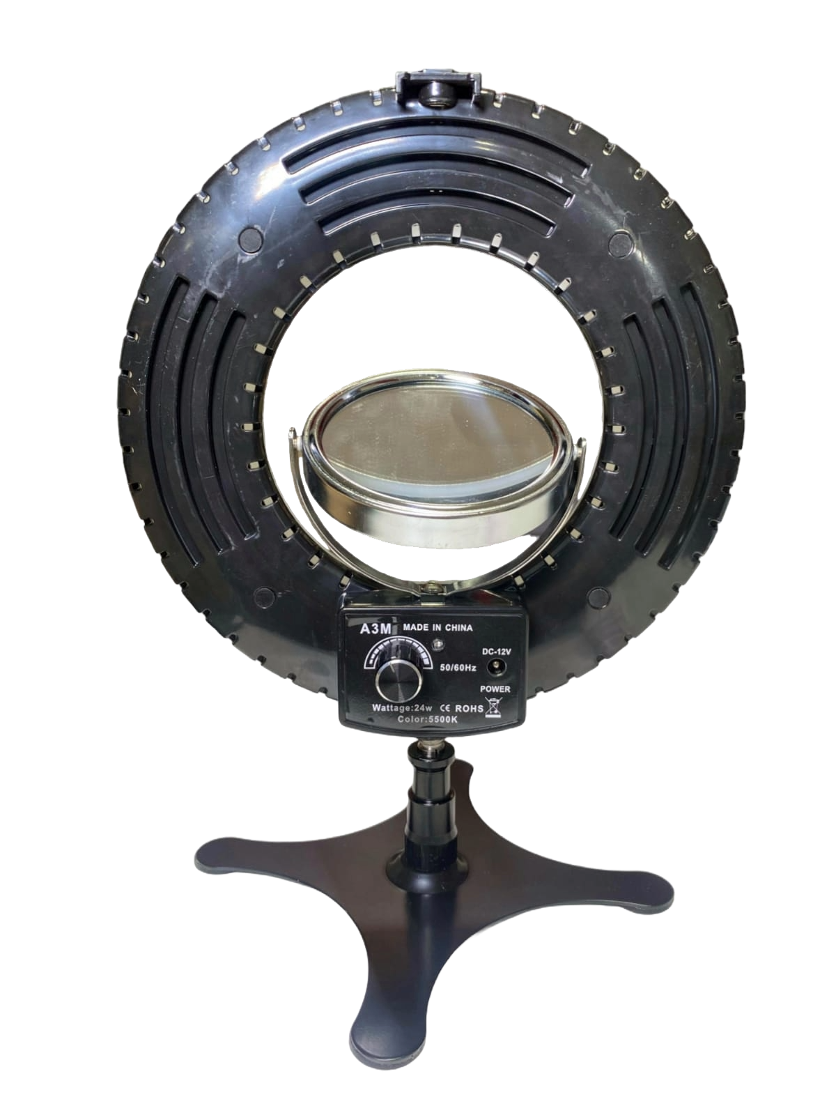 Mini Ring light 24w 5500k with mirror